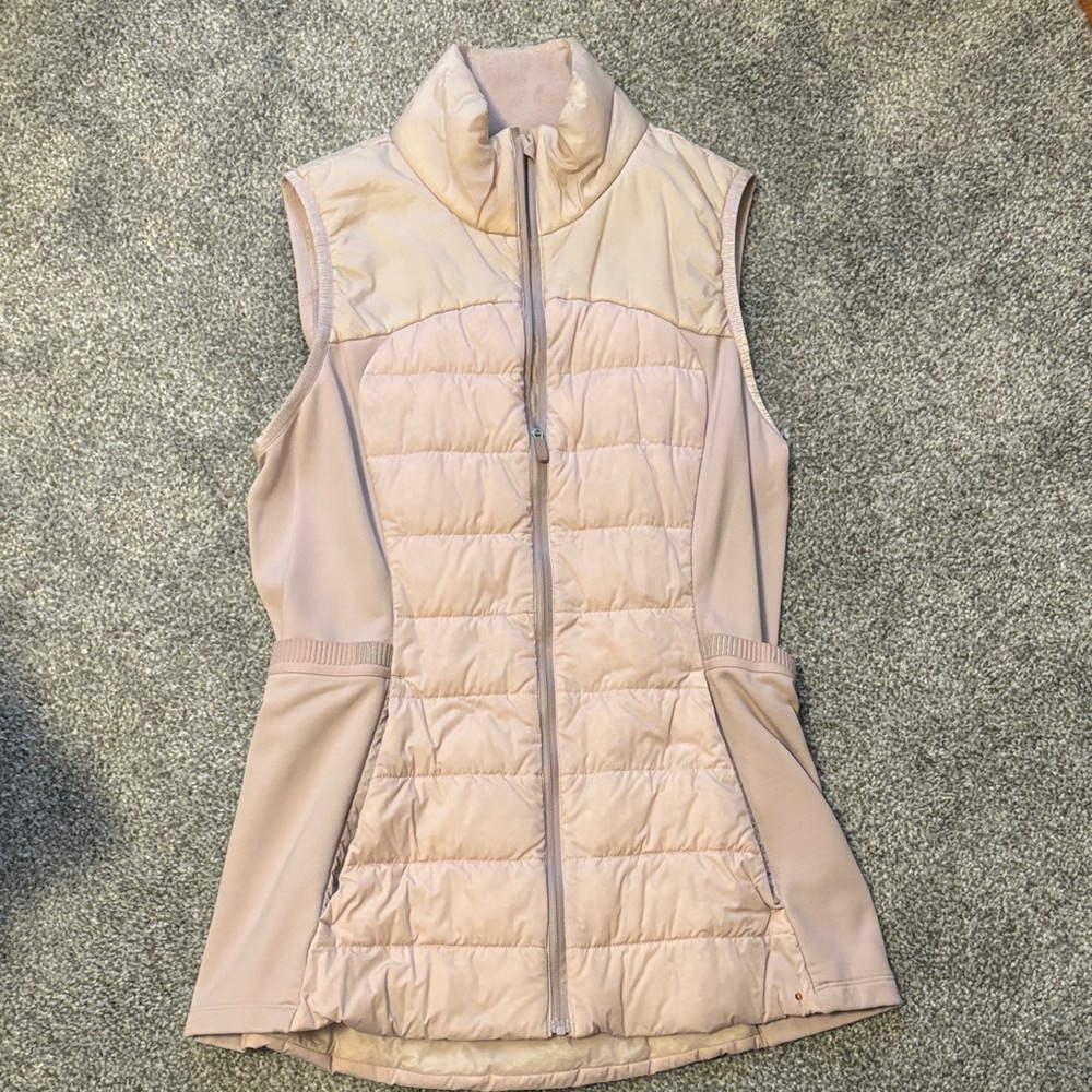 Lululemon Women's Pink Quilted Vest